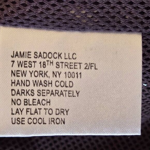 Jamie Sadock Women's Black Silver Zip Front Athletic Warm Up Golf Jacket Medium - Picture 10 of 13